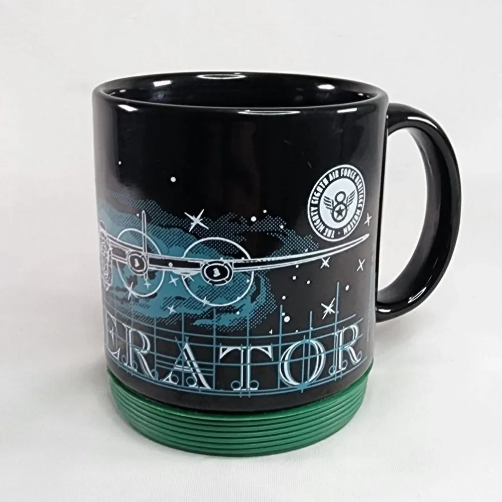 B-24 Liberator Bommer Plane 2002 Vintage Air Force Mug‎ Rare Collector Retro Fly